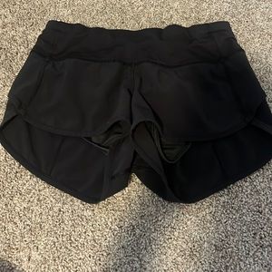 Black Lululemon shorts size 2